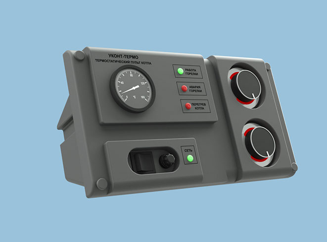 3D модель термостатического пульта "УКонт-Термо" .dwg